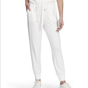 1.state white joggers size small NWT